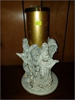 Beautiful angel candle holder with candle