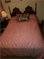 Beautiful Full Size Wooden Bed Set