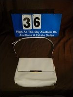 Beautiful Michael Kors White & Gold Women's Purse