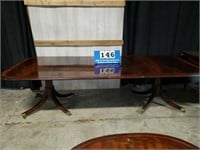 Stunning Flame Mahogany Large Dining Table