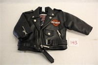 18M Toddler Harley-Davidson Leather Coat