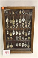23 Collectible Spoons in Case