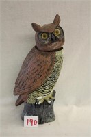 Owl Figurine (Head turns) - 20" tall