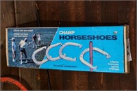 Set of Champ horseshoes. Great summertime game!