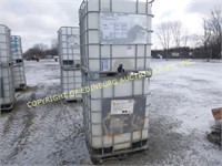 (2) 275 GAL CAGED POLY TOTES