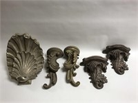Wall sconces and metal stands