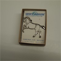 Sterling Silver Unicorn Pin