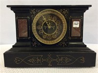 Heavy Iron Ansonia Ornate Keywind Mantle Clock