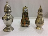 Lot of 3 Sugar Shakers Including