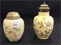 Lot of 2 Sugar Shakers Including Floral