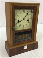 Sm. Waterbury Keywind Clock w/ Key