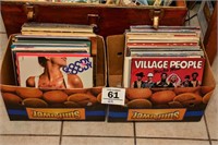 Assorted vintage records - 2 boxes
