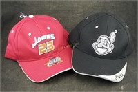 2 New Cleveland Hats Indians & Lebron Cavs