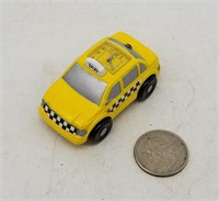 Paris Small Yellow Taxi Car Clock
