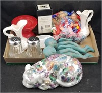 Mixed Lot Of Home Decor Candle Holder & More
