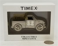 Timex Pick Up Truck Collectible Mini-Clock New In