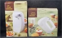 New In The Box Hand Mixer & Can Opener