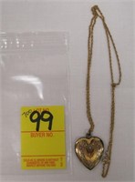 VINTAGE HEART LOCKET