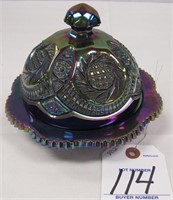 SMITH GLASS CO BUTTER DISH