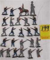 LOT OF LEAD SOLDIER FIGURINES