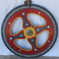 Vintage carnival game- Gambling Wheel, 36" dia.