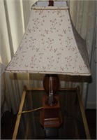 Pair of Formal Wooden Lamps