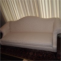 Cream Upholstered Chippendale