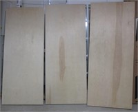 (3) Matching interior plank doors. Measures
