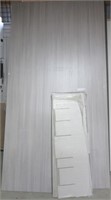 (2) Double sided paneling (96" x 33") with (6)