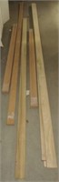 Various wood trim ad moulding. Longest measures
