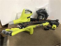 Ryobi Cordless Weedeater & Blower