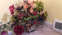 Floral Arrangement and Vase