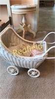 Wicker Doll Carriage
