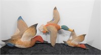 3 Carved Mallards by Hardy Davidson