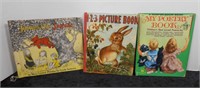 3 Hardback Childrens Books from the 50s - 70s