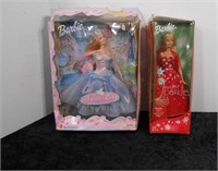 2 Barbie Dolls in Boxes - 12" Tall