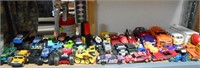 Shelf Lot of Assorted Toy Vehicles