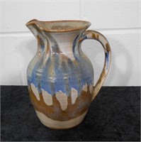 Tennesse Pottery Pitcher 8" Tall Signed
