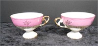 2 Nasco Japan Iridescent Teacups