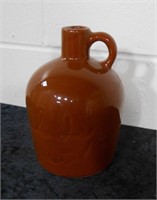 Brown Glazed Whiskey Jug Inscribed "This is it!"