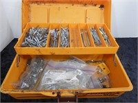 Small 12" Long Toolbox w/ Assorted Fasteners