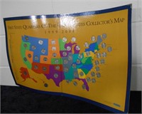 US State Quarters with Collectors Map 1999-2008