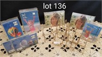 LOT OF PICTURE STANDS