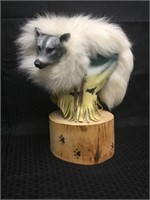 Handmade Native American Deer Skin Wolf
