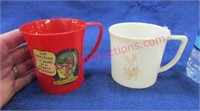 old "captain midnight" cup & other kids cup