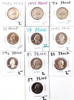 10 Proof Quarters