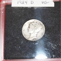 1924 D Mercury Dime