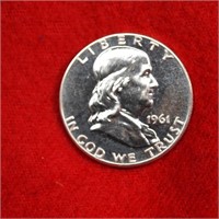 1961 Franklin Half Dollar