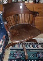 Vintage Wooden Office Chair