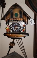 Cuckoo Clock (Non working) w/ Pendulum & Weights